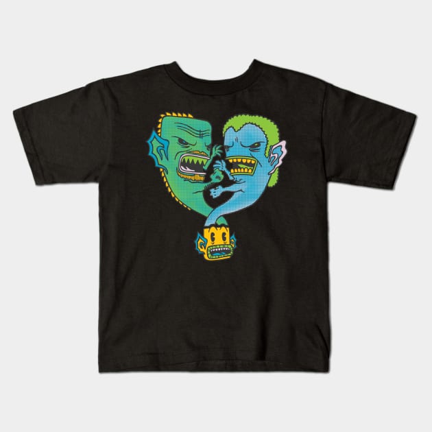 Inner Beasts Kids T-Shirt by WanderingBert